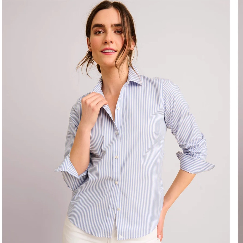 Untuckit Women’s Wehlen Striped Button Up